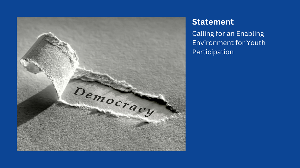 The Advisory Council on Youth (CCJ) calls for an enabling environment for youth participation