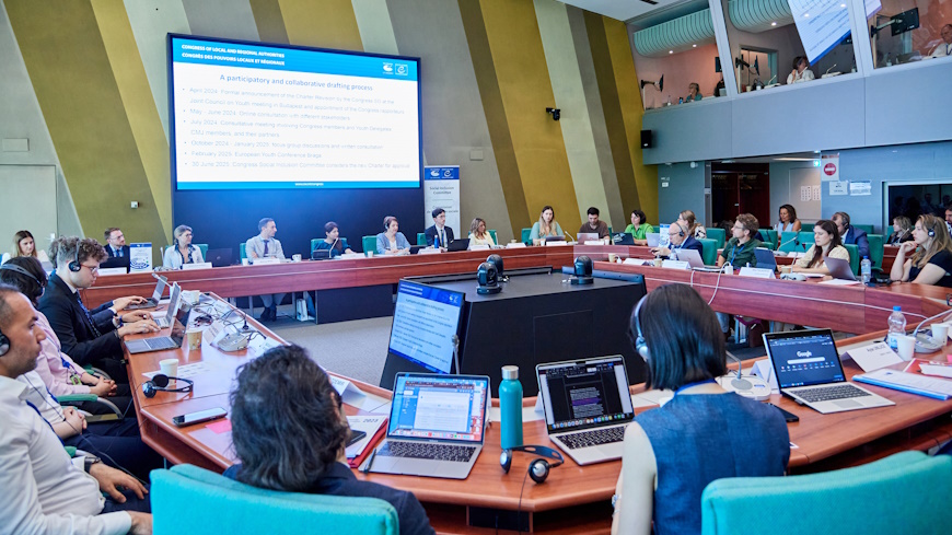 The Social Inclusion Committee approves the European Charter on the participation of young people in local and regional life
