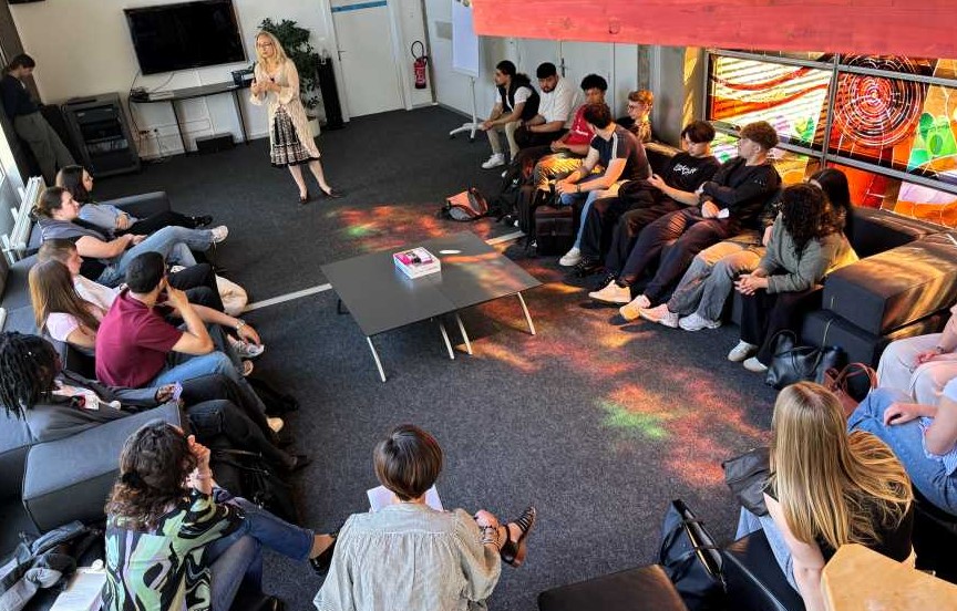 Students from Strasbourg Visit the European Youth Centre