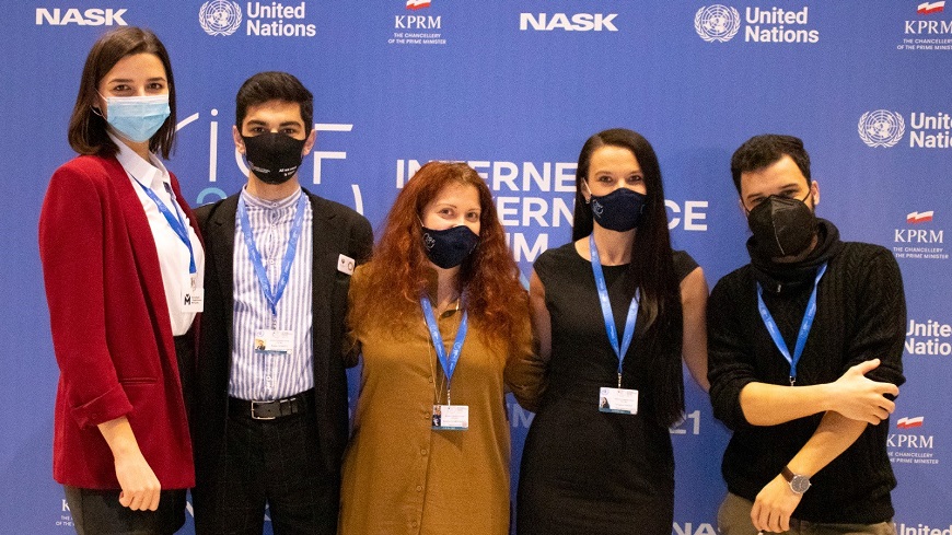 Youth Delegation at the Internet Governance Forum in Katowice, Poland!
