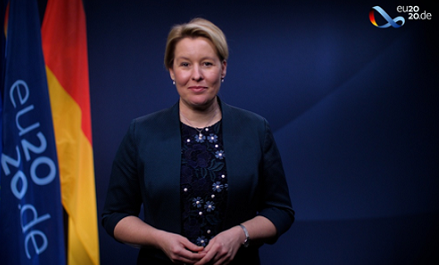 Franziska Giffey, German Federal Minister for Family Affairs, Senior Citizens, Women and Youth