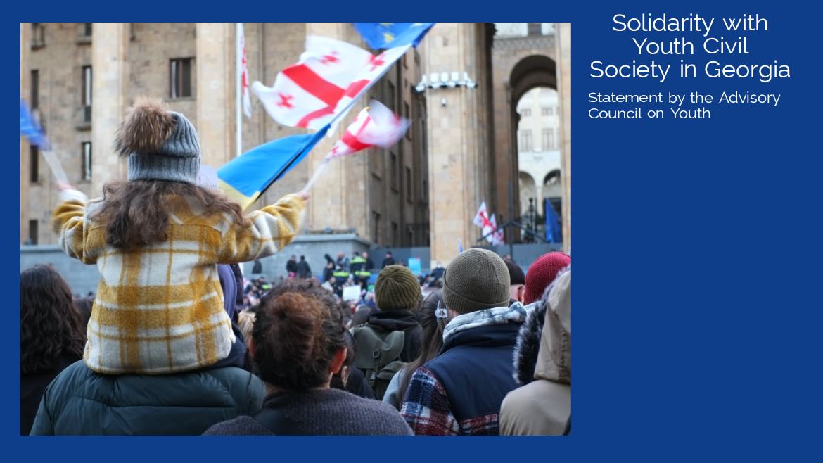Solidarité avec la société civile de la jeunesse et des jeunes en Géorgie