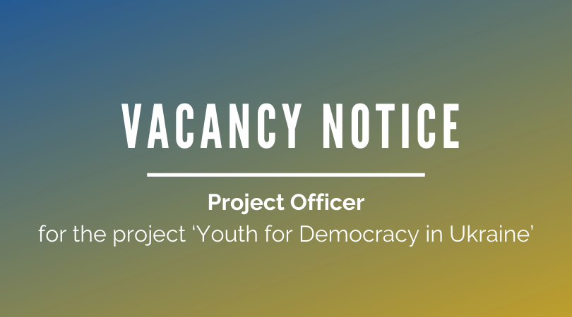 Vacancy notice - Project Officer