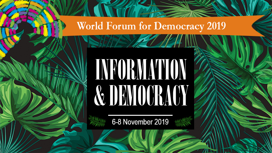 Call for applications: World Forum for Democracy 2019 - Youth Delegation
