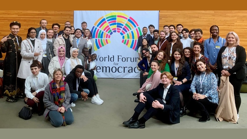 Call for applications: World Forum for Democracy 2025 - Youth Delegation