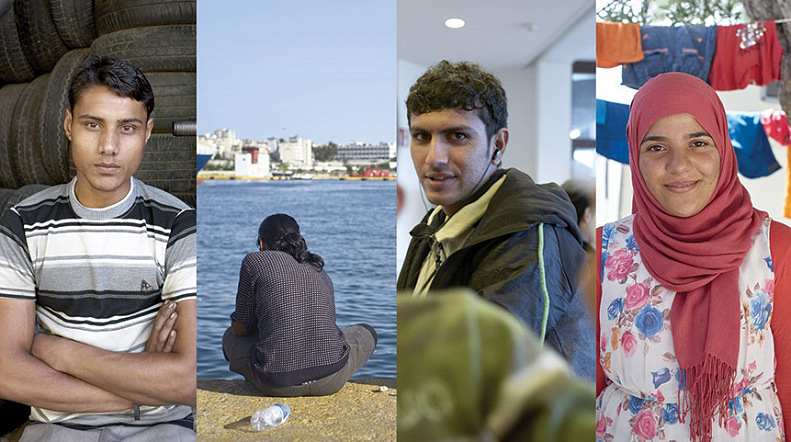 Young refugees