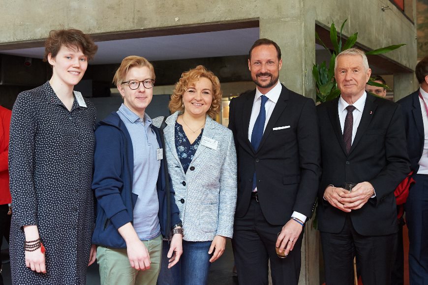 Crown Prince of Norway visits the European Youth Centre in Strasbourg