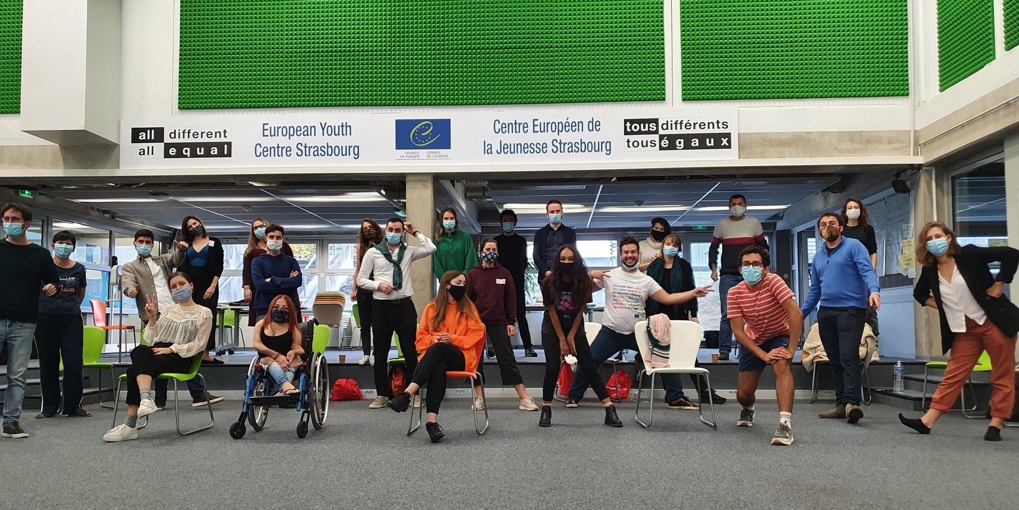 Peace activists plan their advocacy work in the European Youth Centre