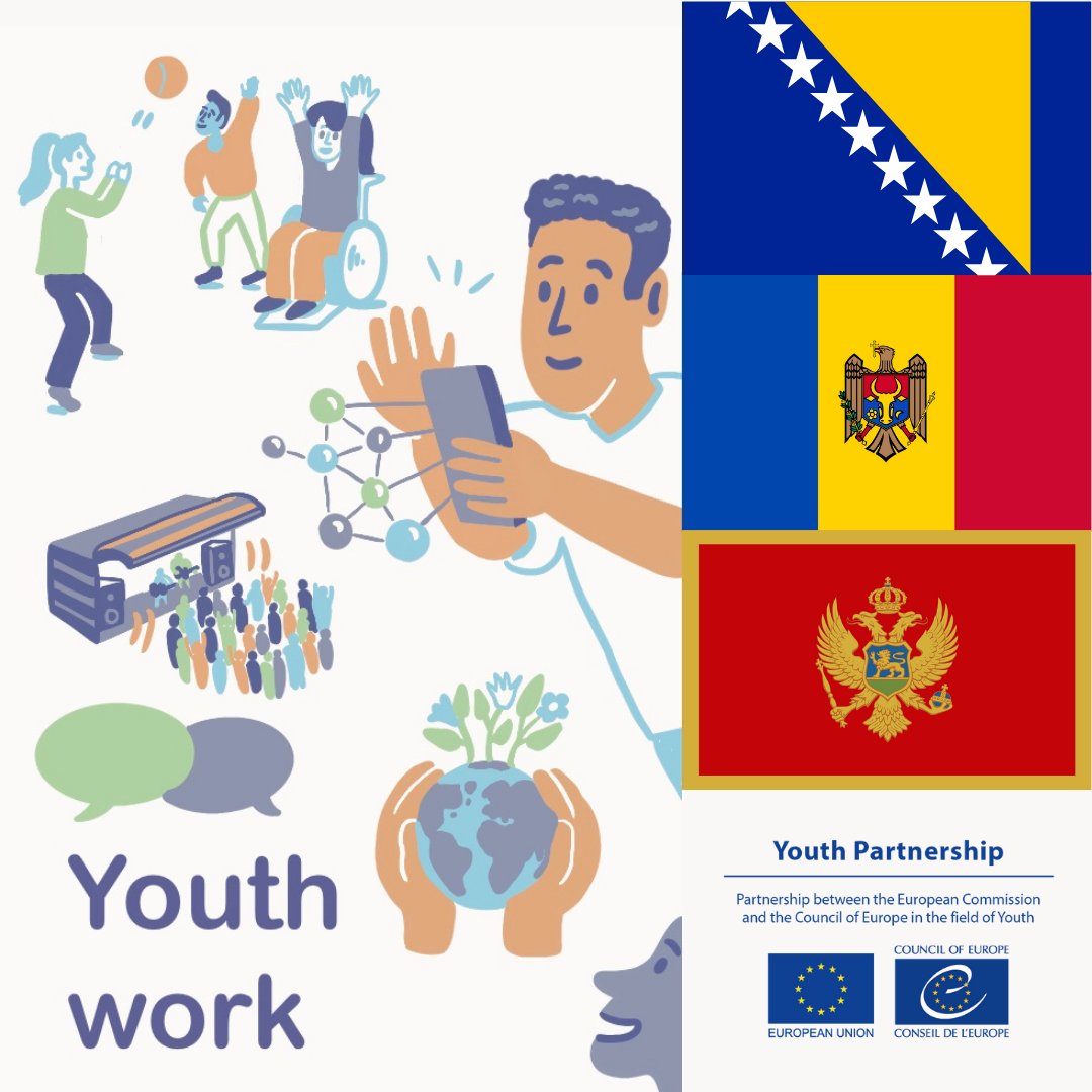 Youth work in Bosnia and Herzegovina, Moldova, and Montenegro