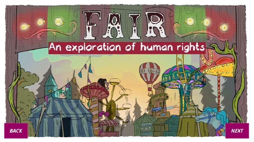 The Fair: a game to explore human rights