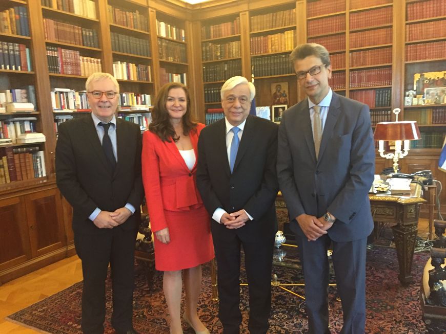 Congress President meets with the President of Greece, Prokopios Pavlopoulos
