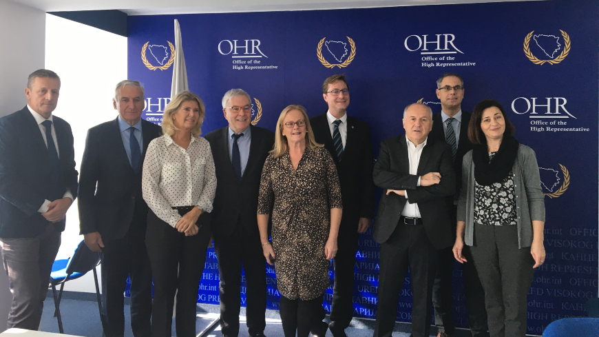 Congress delegation with the High Representative, Mr Valentin INZKO