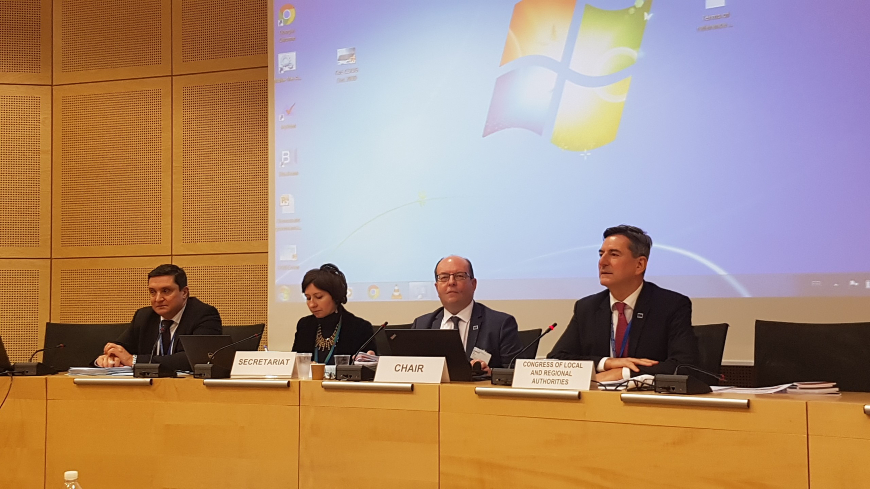 Congress Secretary General Andreas KIEFER speaks to the CDDG