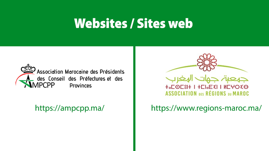 Launch of two websites to support Moroccan associations of territorial authorities