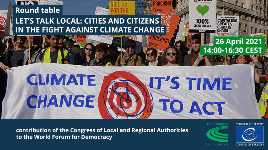 World Forum for Democracy: round table on environmental action at the local level