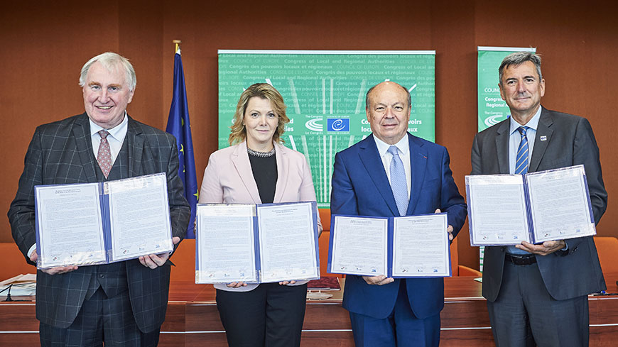 Strasbourg Declaration on cross-border co-operation - AEBR, MOT and CESCI sign a co-operation agreement