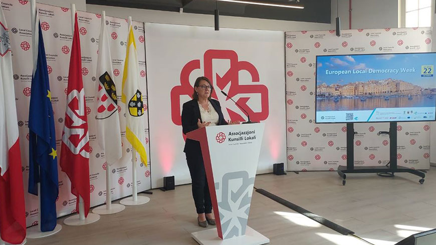 “Democratic institutions need to be reinvented with citizens’ involvement and with youth involvement in particular,” says Bryony Rudkin at launch of ELDW events In Malta