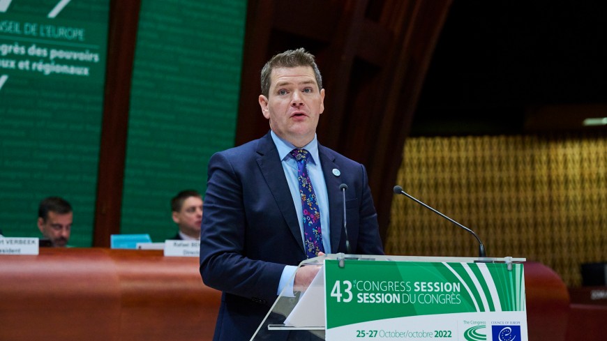 “The international crisis has had strong local effects and local solutions must be found,” says Irish Minister Peter Burke