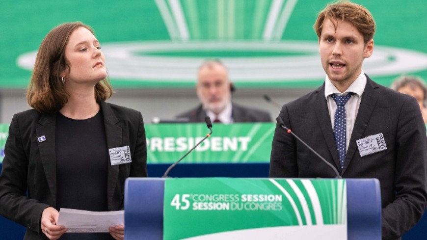 Time to listen to our youth partners!  The Congress gives youth delegates a chance to talk about their projects