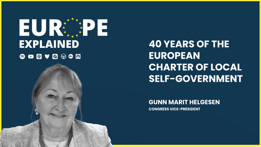 The foundations of democracy: forty years of the European Charter of Local Self-Government – podcast