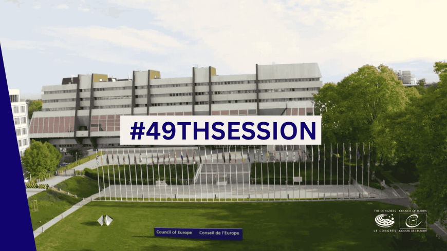 Une paix juste pour l'Ukraine, liberté de réunion et d'expression, nouvelle Charte sur la participation des jeunes, crise du logement et drogues dans les villes européennes : 49e session du Congrès