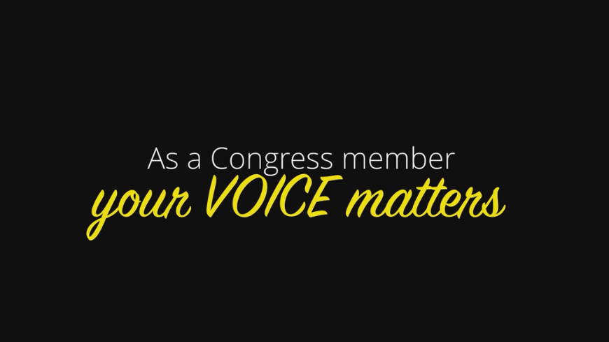 Communication guide for new Congress members