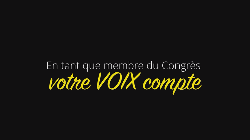 Guide de communication pour les nouveaux membres du Congrès
