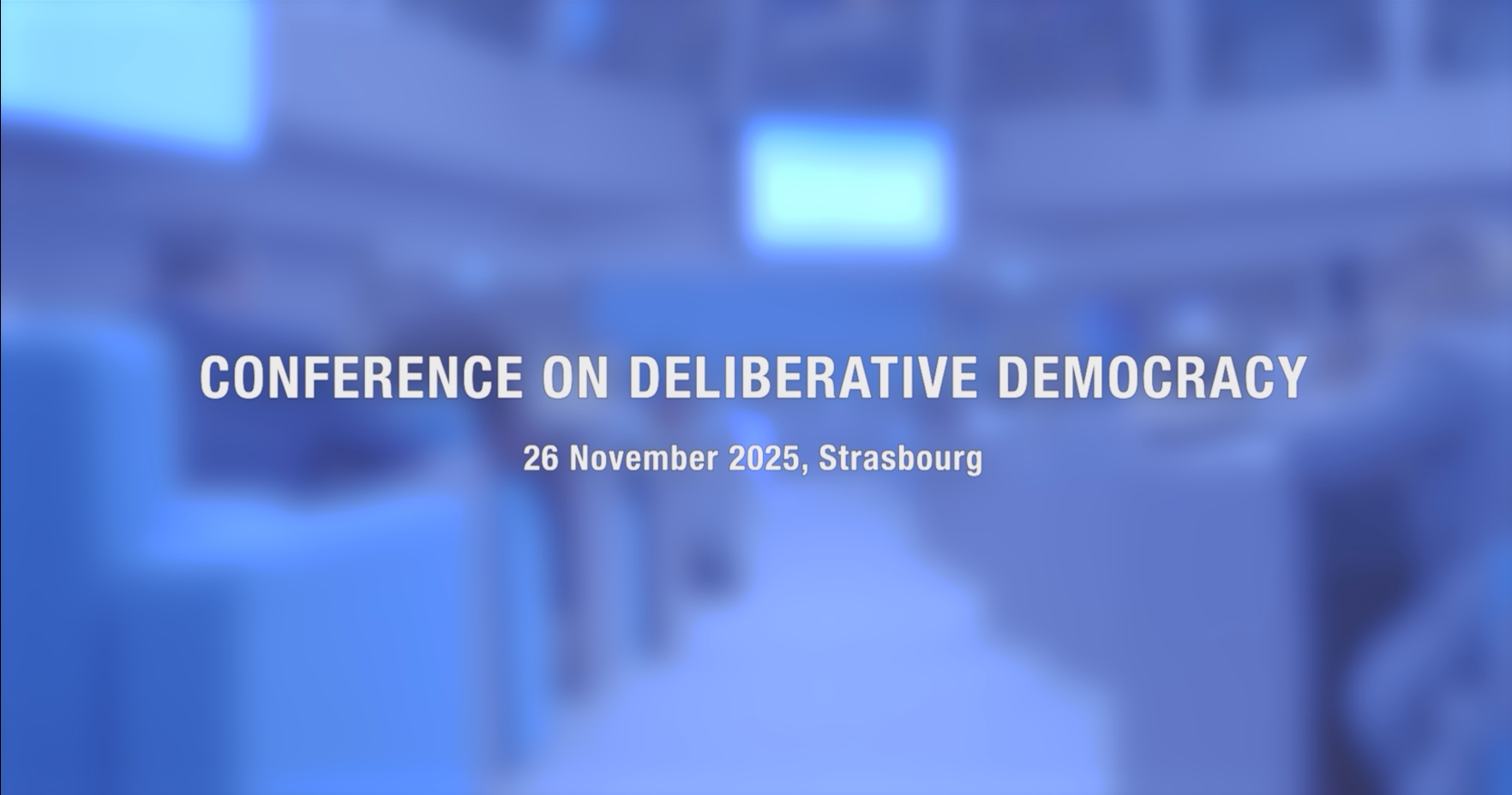 “Resilient Europe through deliberative democracy: Cities and regions in action!”, 26 November 2025