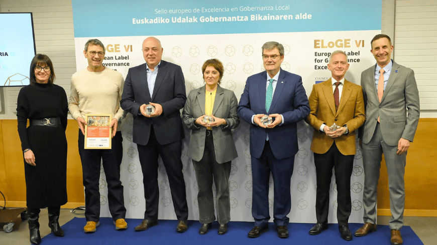 Les municipalités basques récompensées pour leur engagement en faveur d'une bonne gouvernance démocratique