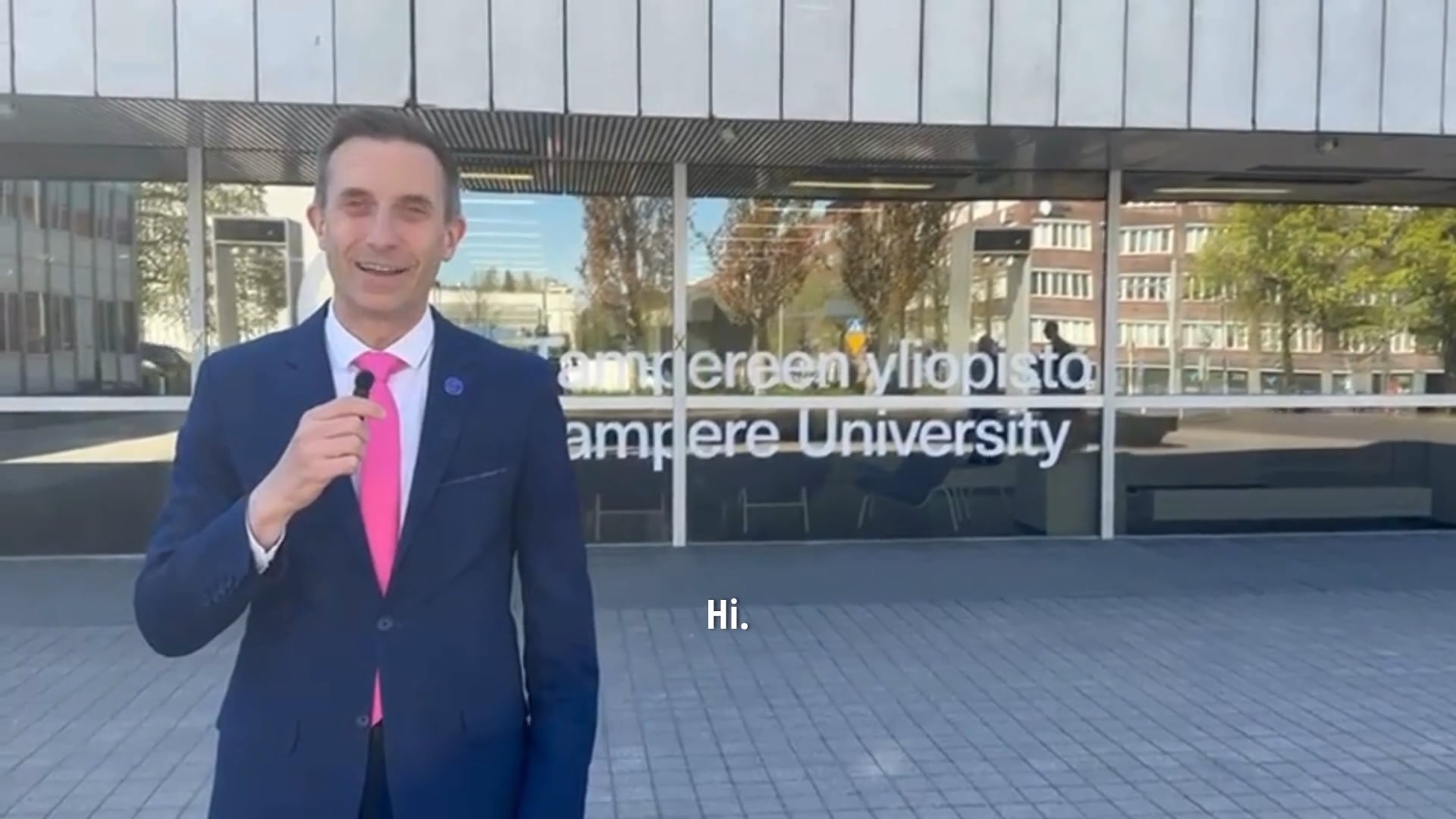 Secretary General of the Congress of Local and Regional Authorities, Mathieu Mori at the Council of Europe Human Rights Day in Tampere, Finland