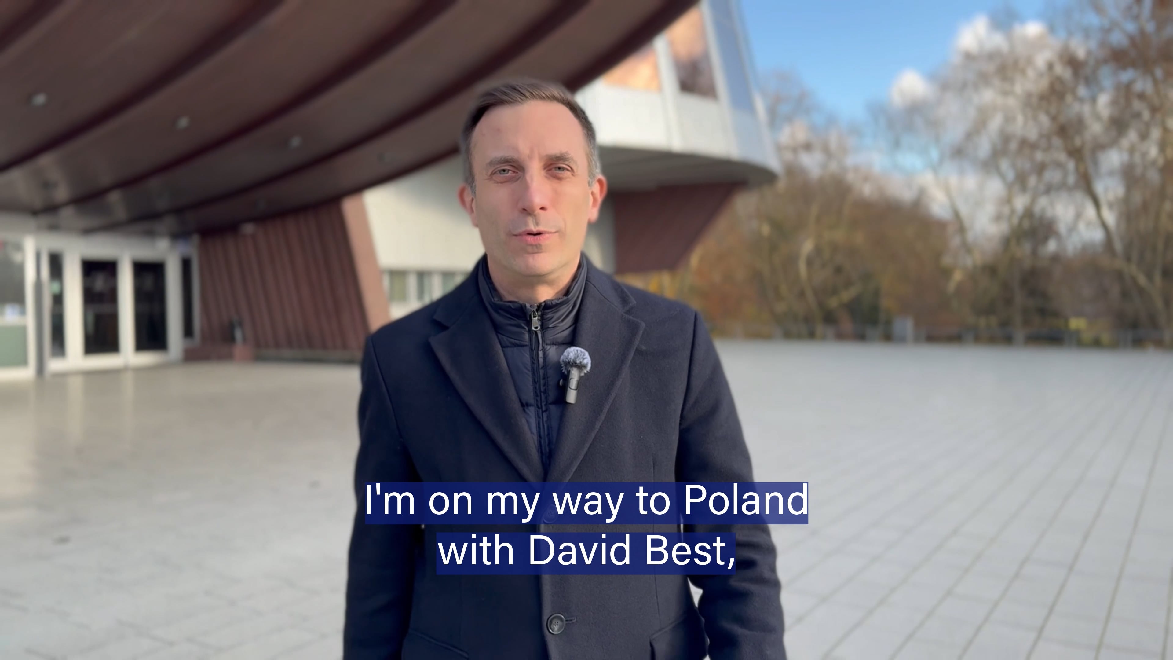 Congress Secretary General Mathieu Mori in Wroclaw, Poland 3-4 December 2024