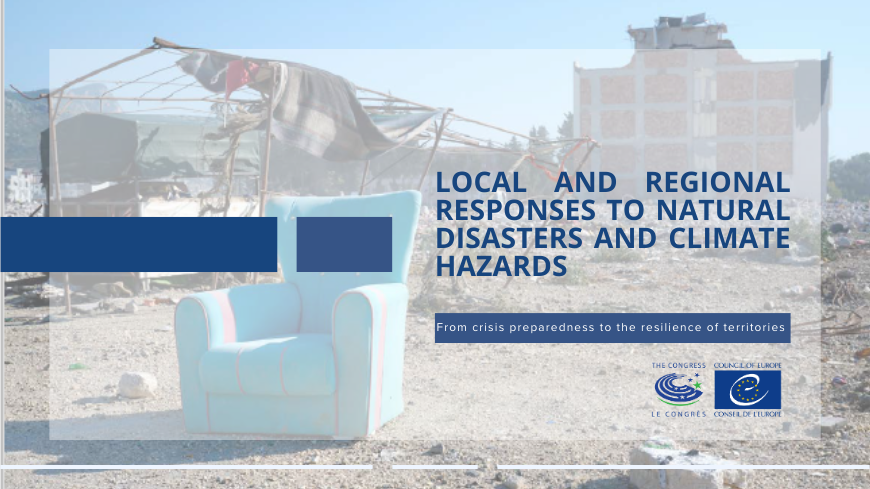Prepared for a Crisis: Congress provides guidance for local and regional authorities