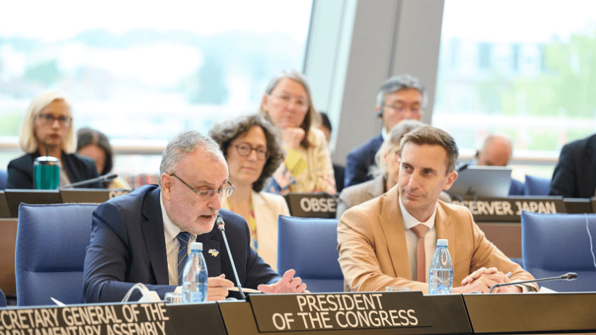 Türkiye, Ukraine, Géorgie, participation des jeunes et nouveau pacte démocratique : le Président du Congrès échange ses points de vue avec le Comité des Ministres