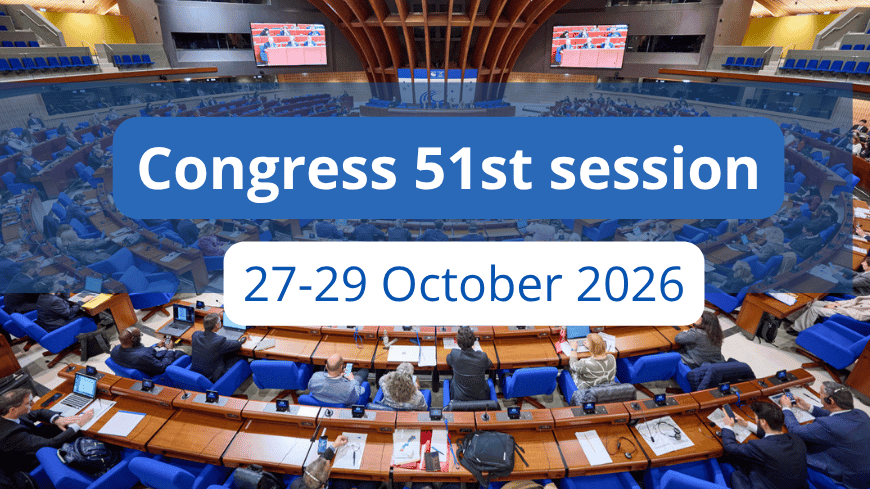 Congress 51st session: Financing Ukraine’s recovery, early warning against democratic backsliding, LGBTI rights, coastal erosion and school absenteeism on the agenda