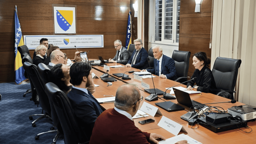 La délégation du Congrès rencontre la Commission électorale centrale de Bosnie-Herzégovine.