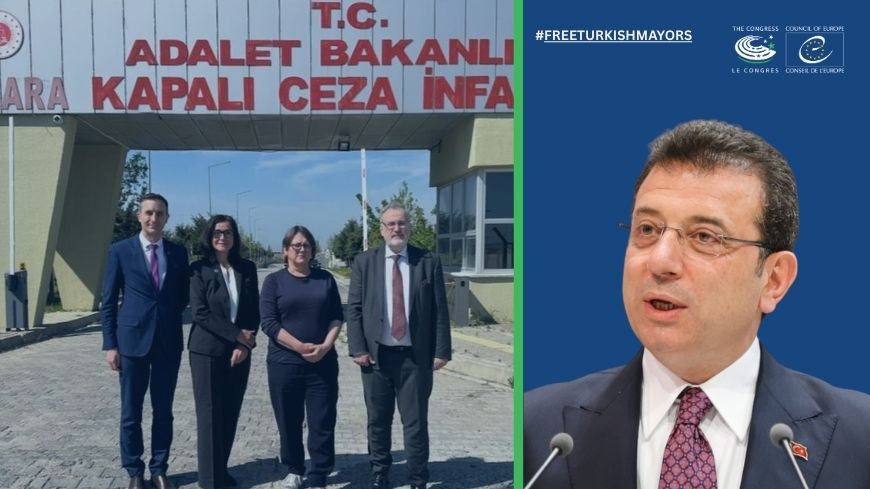 Council of Europe Congress meets Istanbul Mayor İmamoğlu in detention