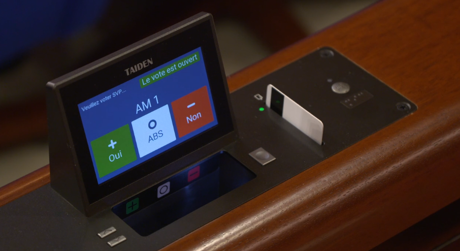 How to vote on texts in the hemicycle