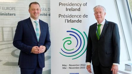 Le Président du Congrès rencontre le Président du Comité des Ministres, Ministre d'Etat irlandais chargé des Affaires européennes
