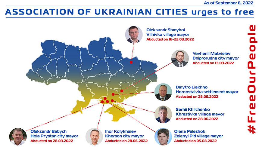 Le Président du Congrès condamne les enlèvements continus d'élus locaux ukrainiens