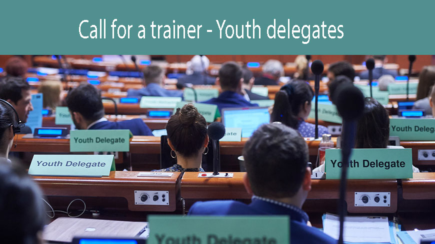 Call for applications: Congress is looking for a trainer for youth ...