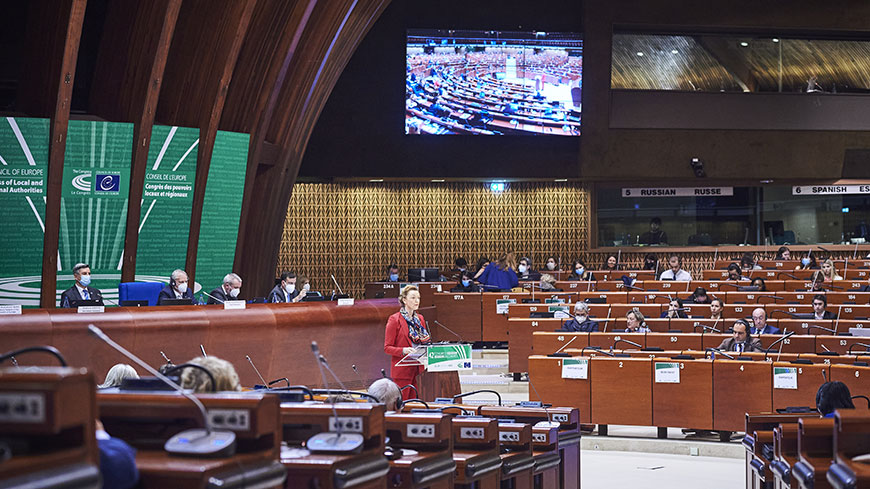 Congress holds debates on the war in Ukraine, local democracy in Germany and involving children in sustainable development