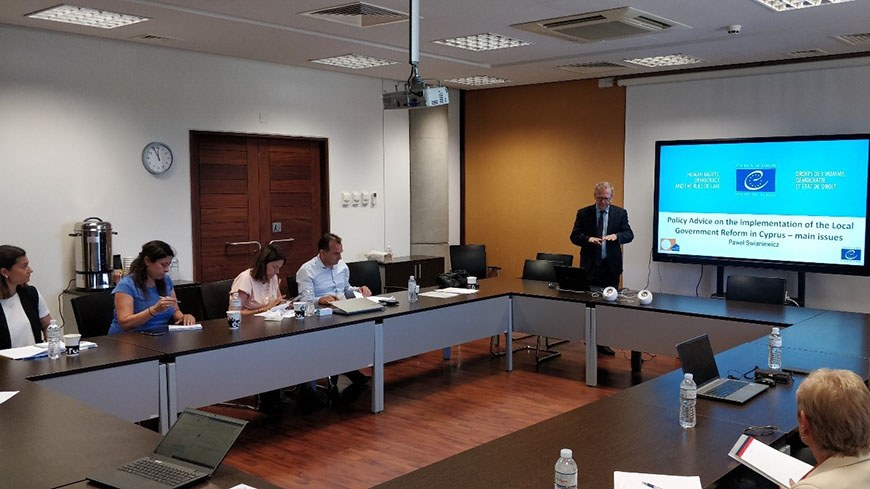 Local Government Reform in Cyprus: Policy Advice and Training of Trainers