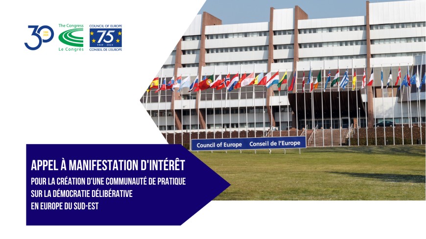 Call for expression of interest to establish a Community of Practice on Deliberative Democracy in South-East Europe