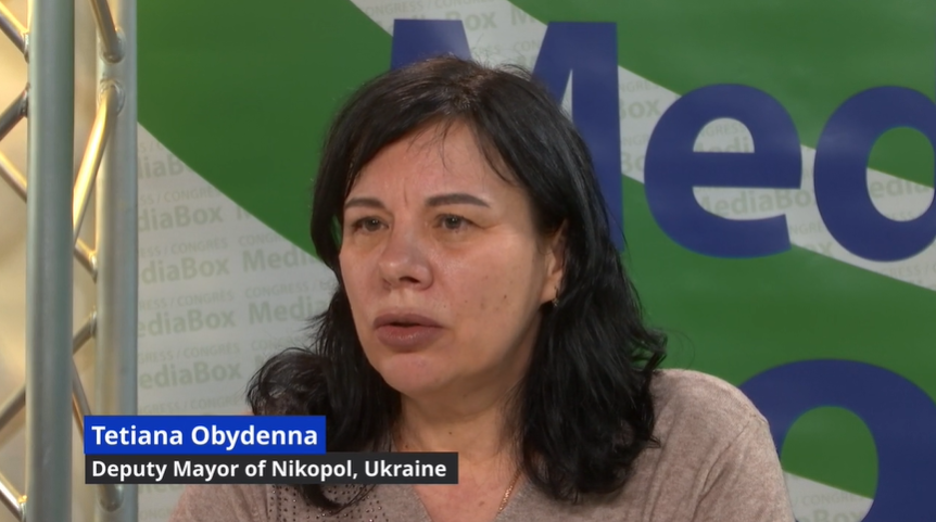 Tetiana Obydenna, maire adjointe de Nikopol, Ukraine