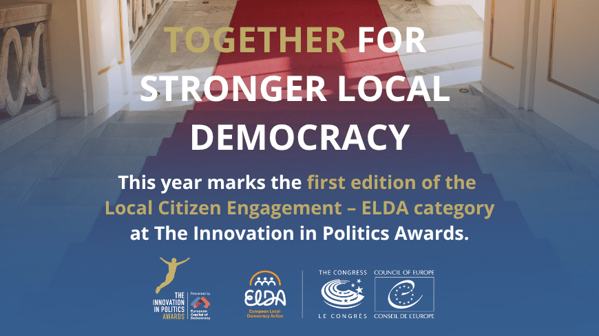 Winner of the new Congress Award for Local Citizen Engagement to be announced on 30 October