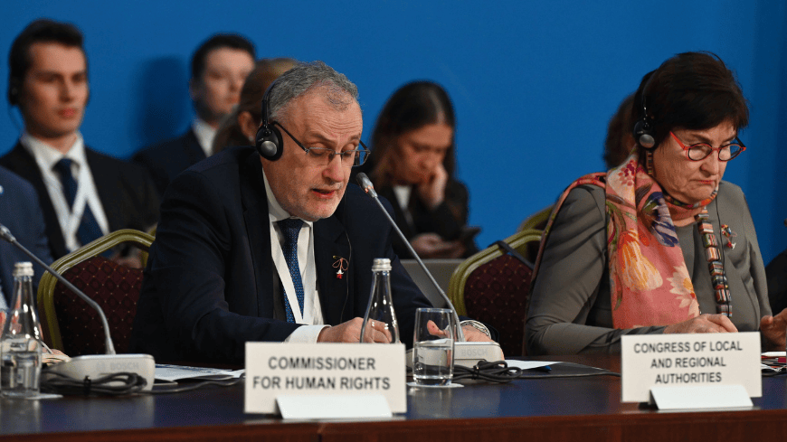 Congress President Marc Cools at the Council of Europe Conference on Social Rights