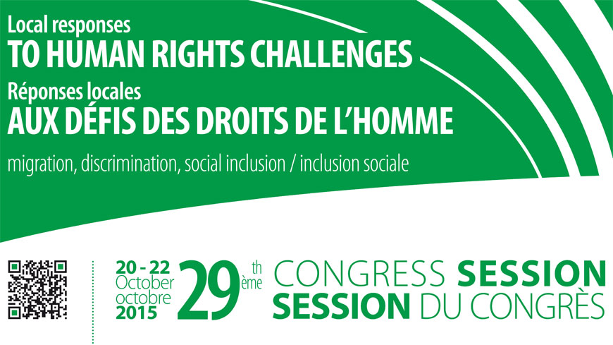 29th Session of the Congress to focus on combating radicalisation, refugees and migrants, youth participation and local and regional democracy in Europe