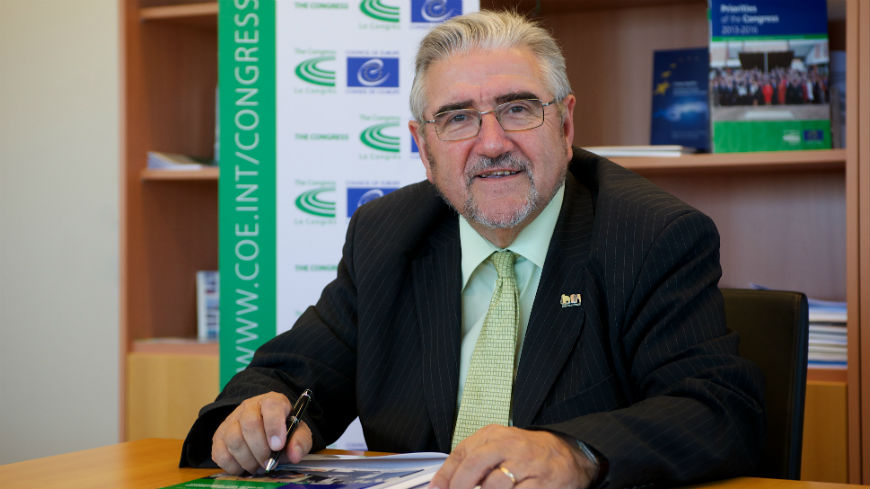 Jean-Claude Frécon presents “partner for local democracy” status to the Contact Group of the Committee of the Regions and the Congress