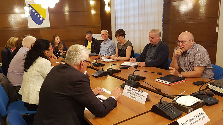 Une délégation du Congrès rencontre la Commission électorale centrale de Bosnie-Herzégovine