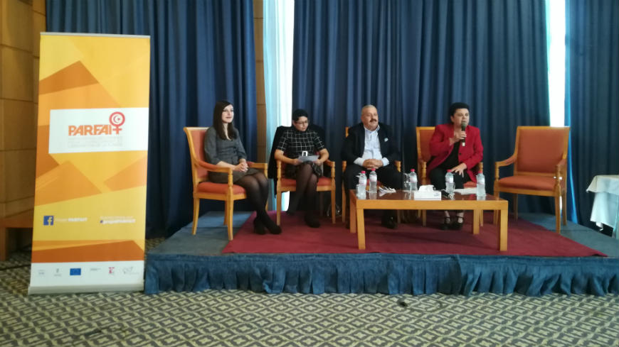 “The local level is the most appropriate for showcasing political talent, especially for women,” says Carla Dejonghe in Tunis